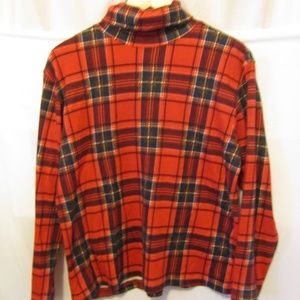 Fast Pace Women's Flannel Sweater, size large